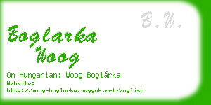 boglarka woog business card